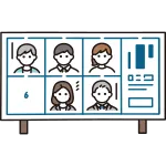 Election Bulletin Board SVG Icon